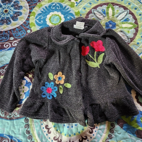 Girls buster brown button sweater - Picture 1 of 6